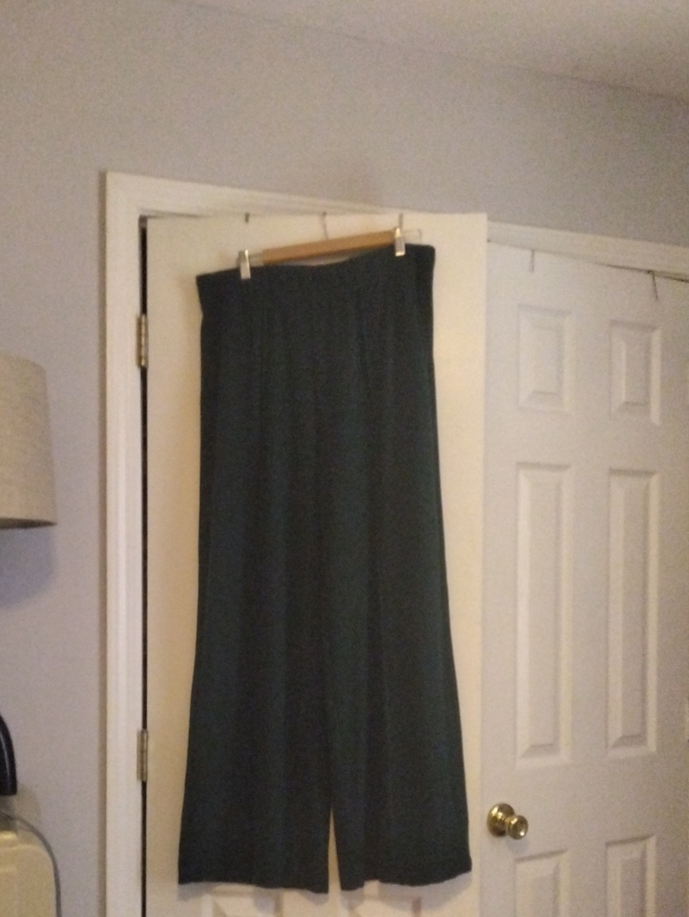LC Lauren Conrad Dark Hunter Green Wide-Leg Pant